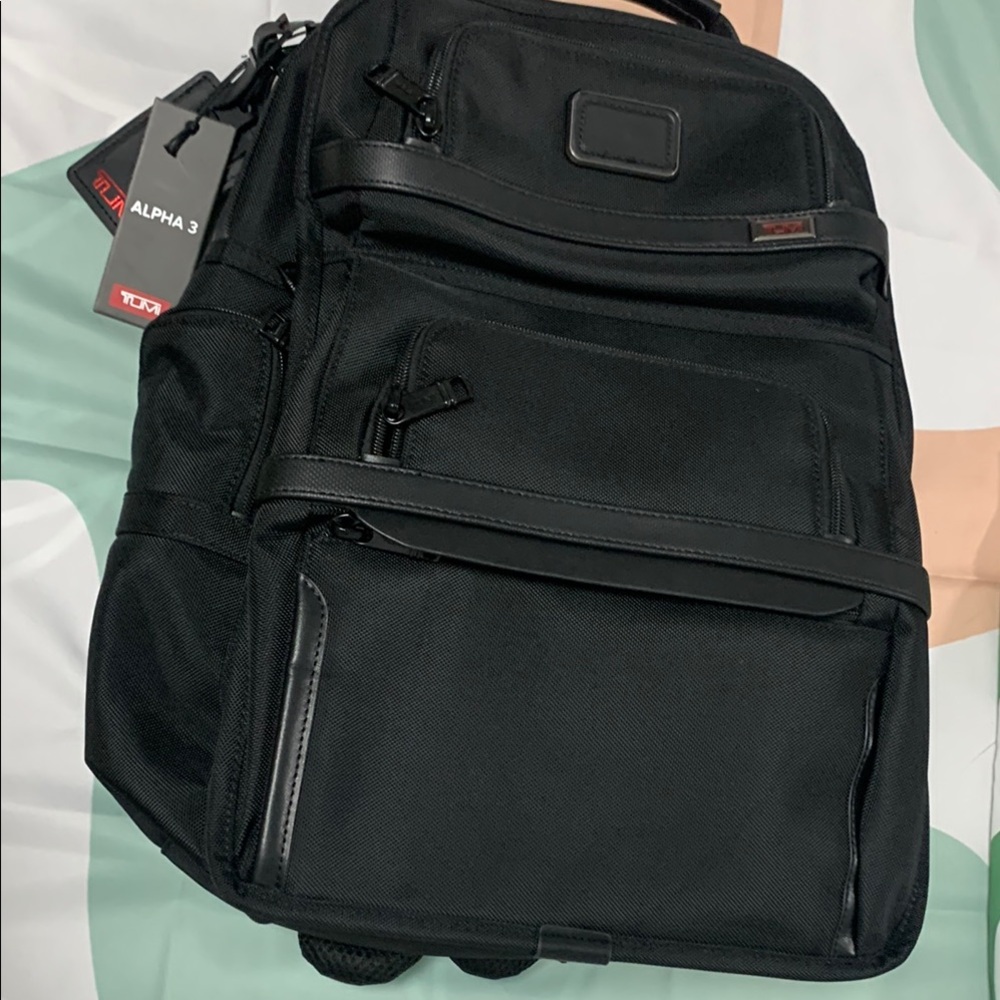 Tumi Alpha 3 Black Backpack